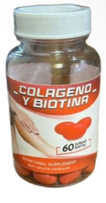 Colageno y Biotina cápsulas