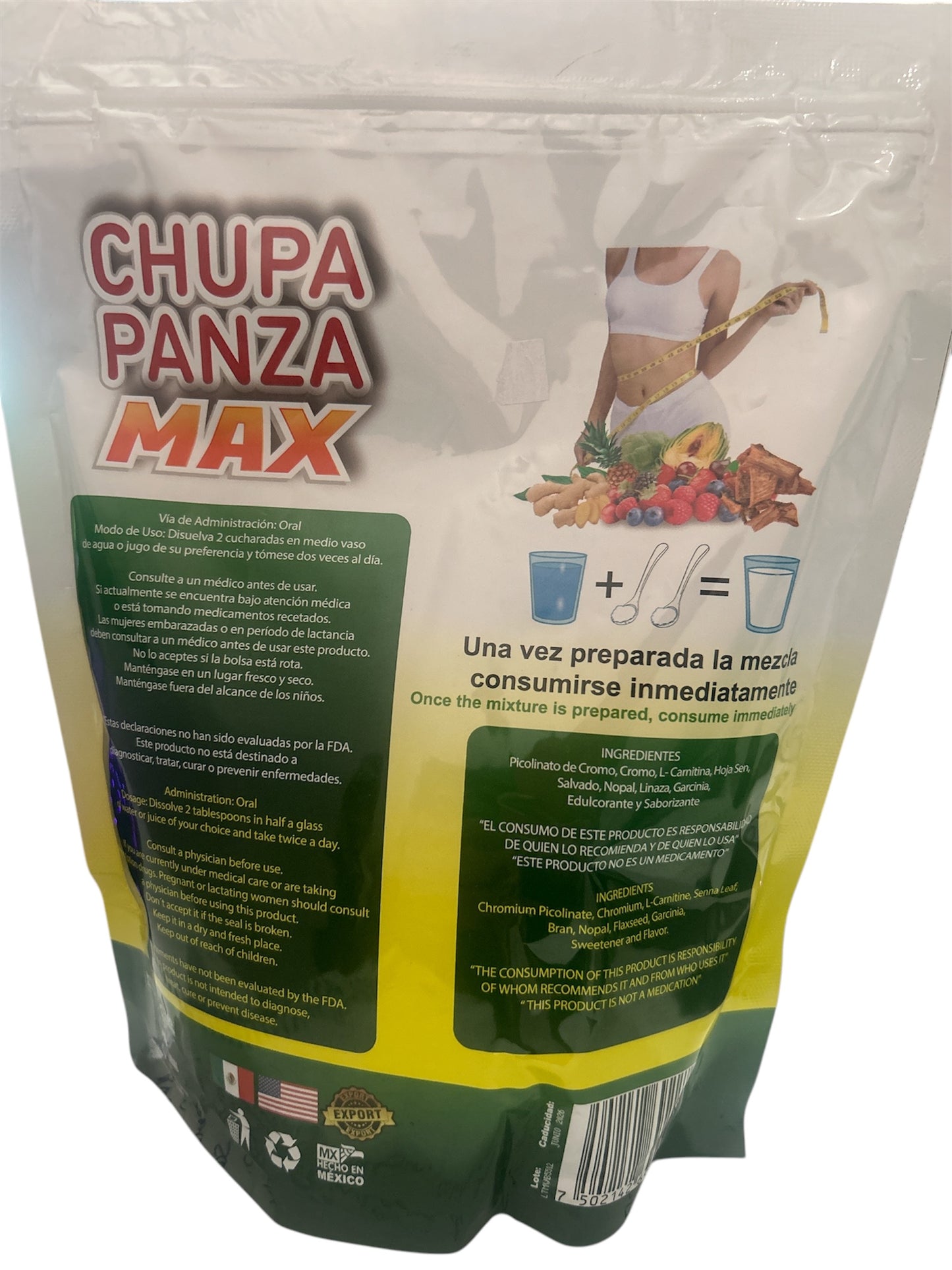 CHUPA PANZA MAX DETOX